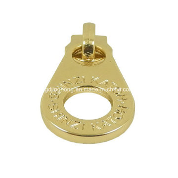 Zinc Alloy Golden Oval Zipper Puller